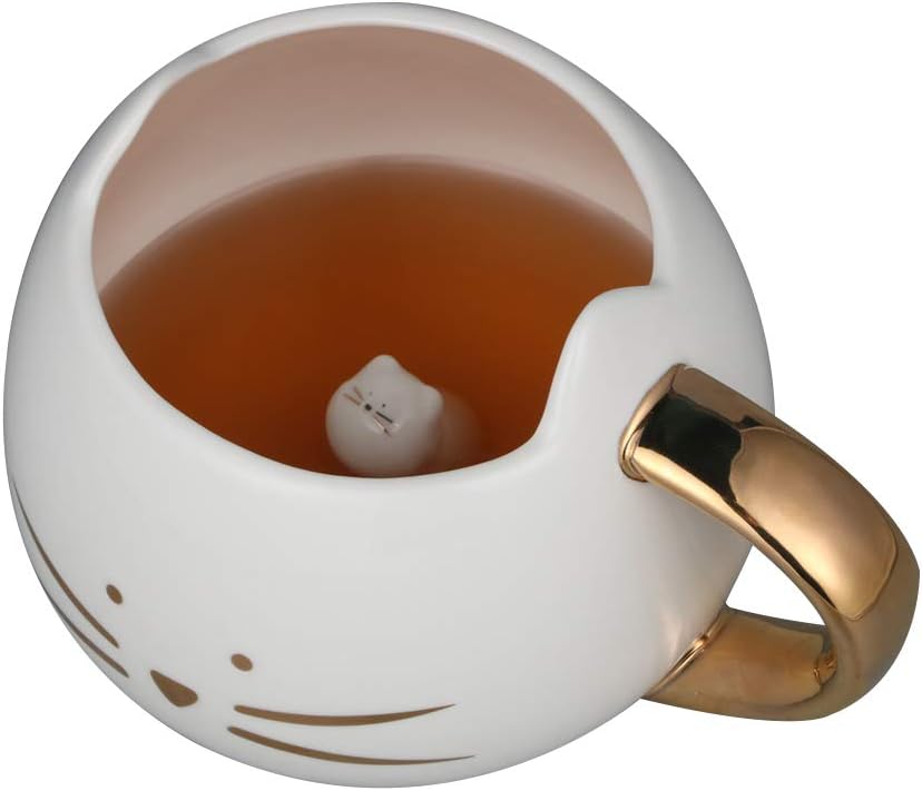 Cute Ceramic Cat Coffee Mug 12oz
