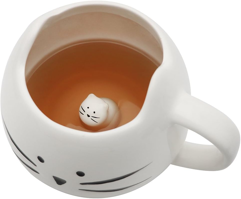 Cute Ceramic Cat Coffee Mug 12oz