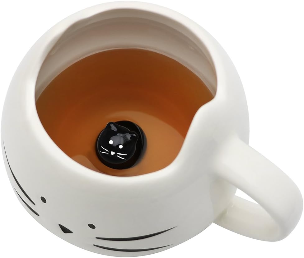 Cute Ceramic Cat Coffee Mug 12oz