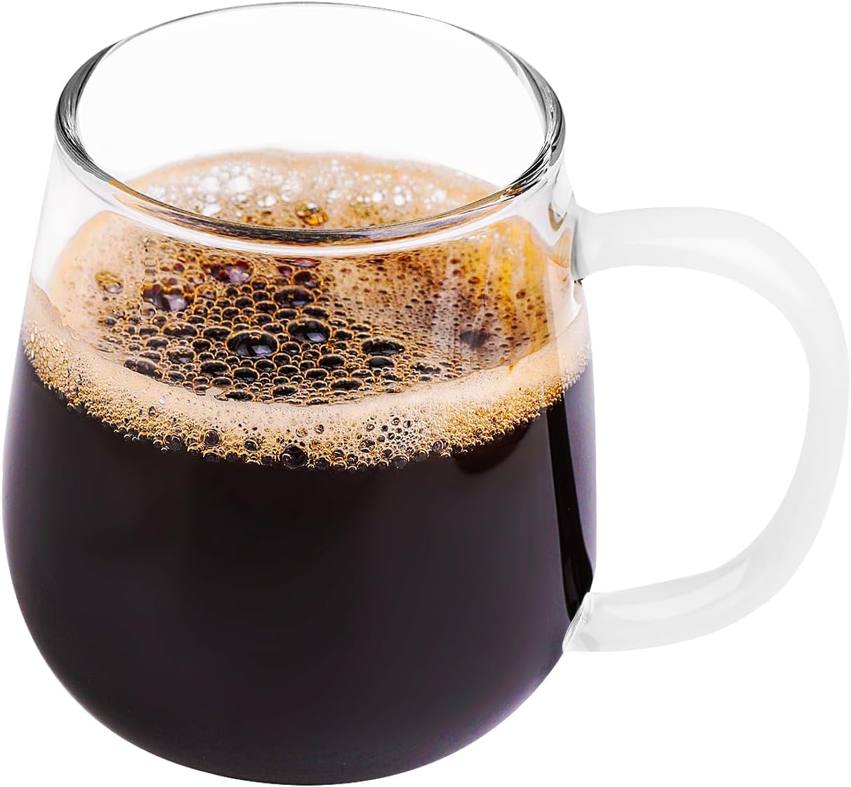 16oz Borosilicate Glass Mug