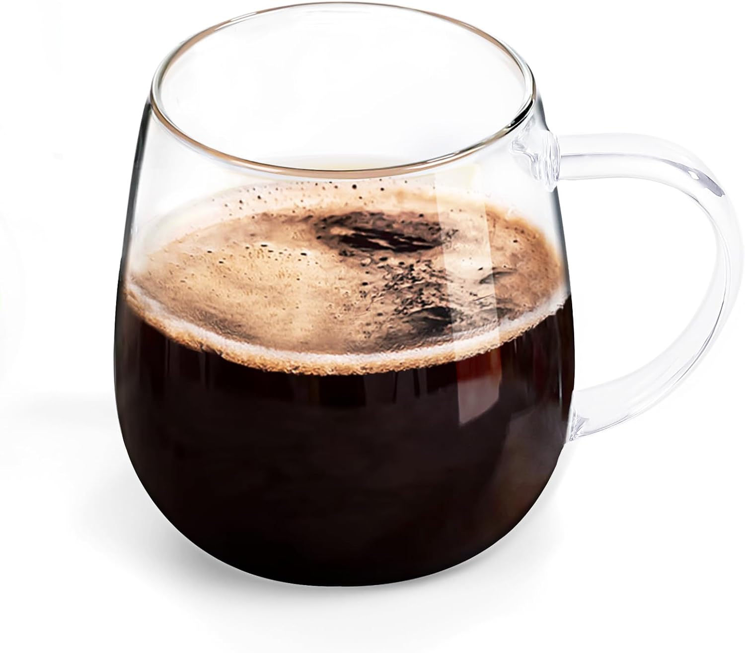 16oz Borosilicate Glass Mug