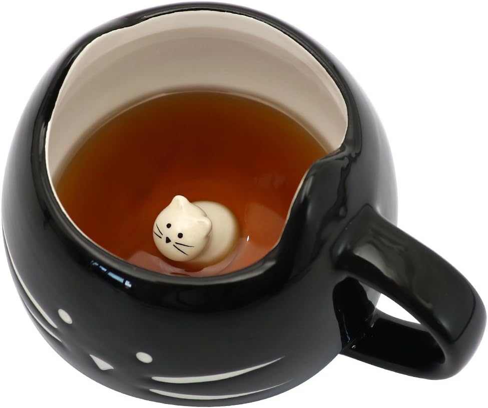 Cute Ceramic Cat Coffee Mug 12oz