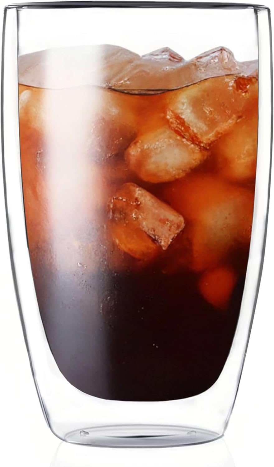 17oz Double Wall Glass Coffee Mug
