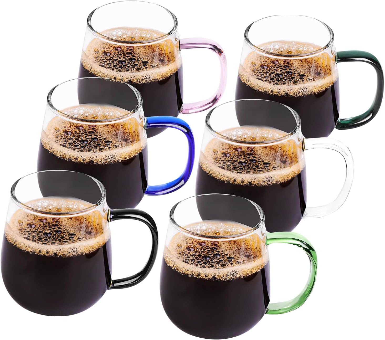 16oz Borosilicate Glass Mug